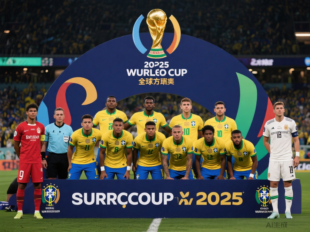 2025世俱杯32支参赛球队全部确定，巴西多达4队参赛（2025世俱杯32席尘埃落定：桑巴军团独揽四席，南美足球亮剑全球！）